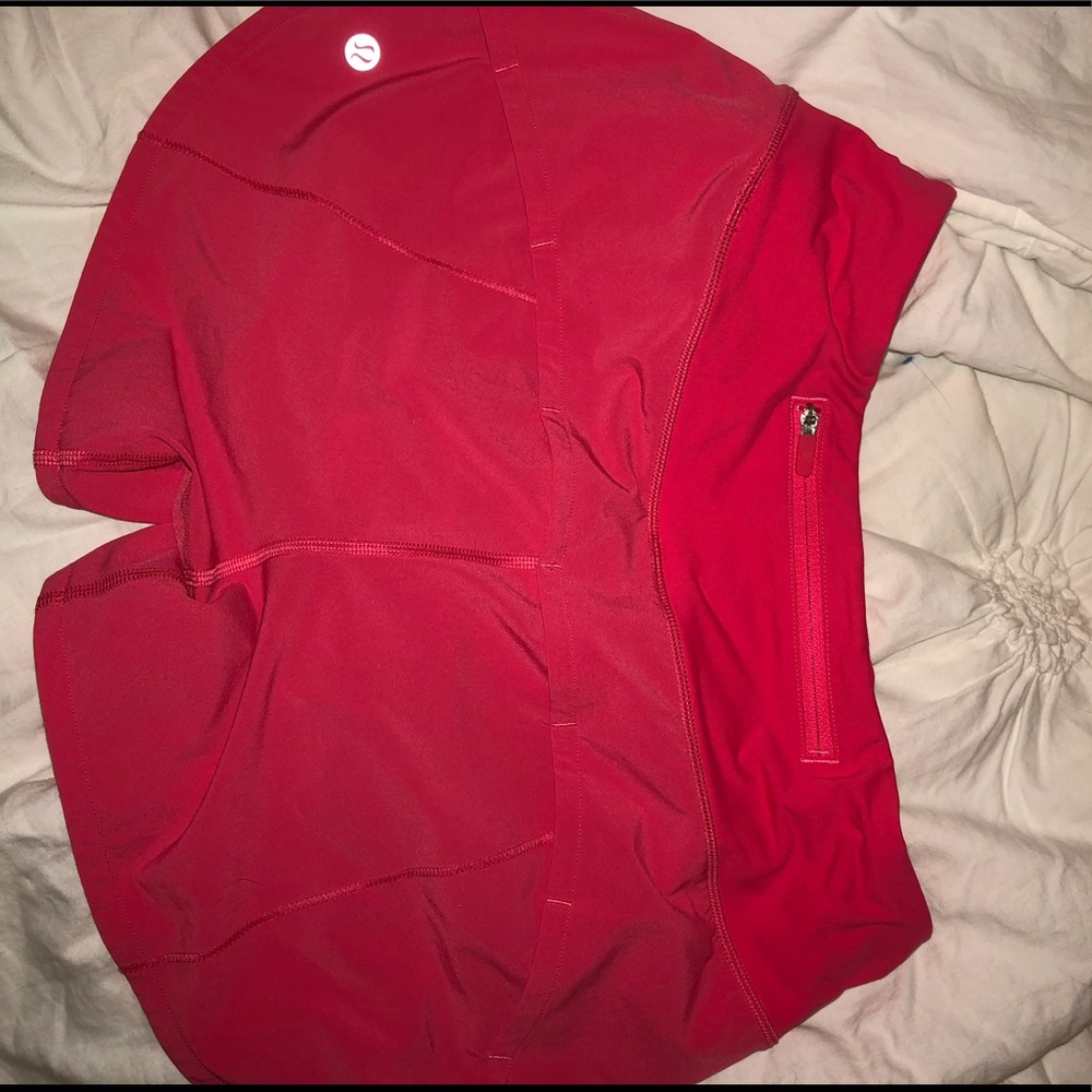 Lululemon Speed Up MR Short 4” Lined Coral